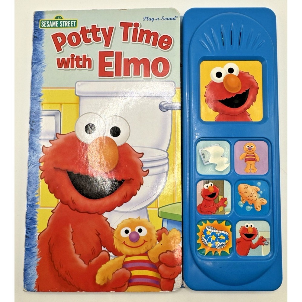 Sesame Street Potty Time With Elmo Potty Training Sound Book Perfect For Potty